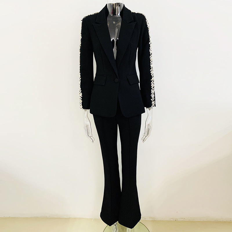 Women'S Fashion Blazer - 올링젤틀 여성 팬츠 수트 2피스 세트