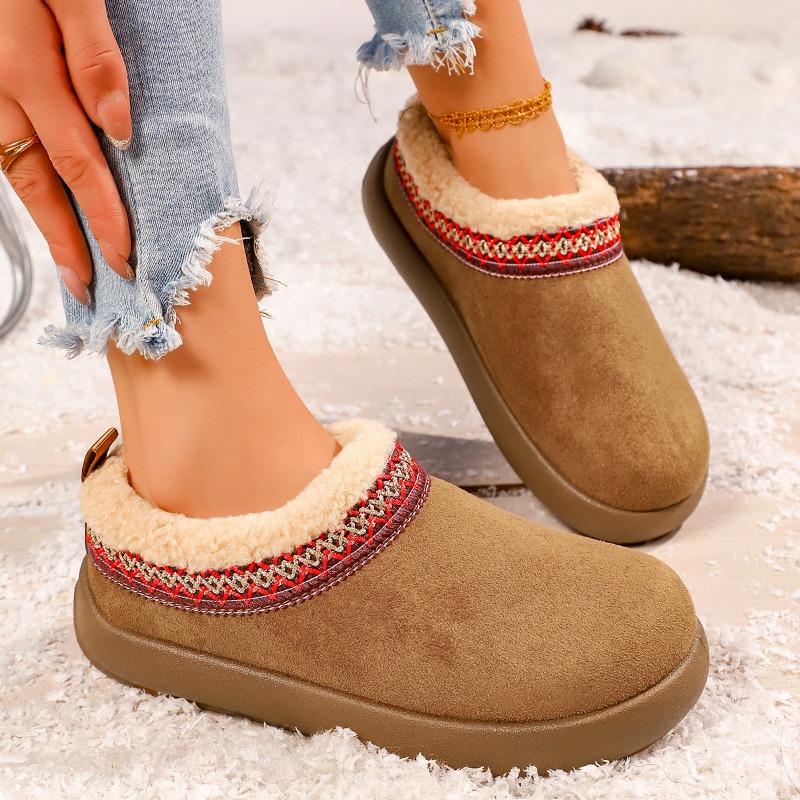 Women Fashion Online - 2027 새로운 여성용 플러시 슬리퍼 패셔너블한