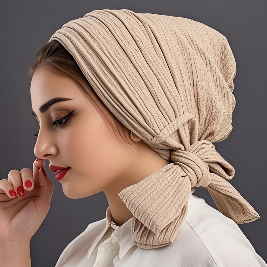 Women'S Fashion Hats - 여성용 럭셔리 스프링 매듭 터번 모자,