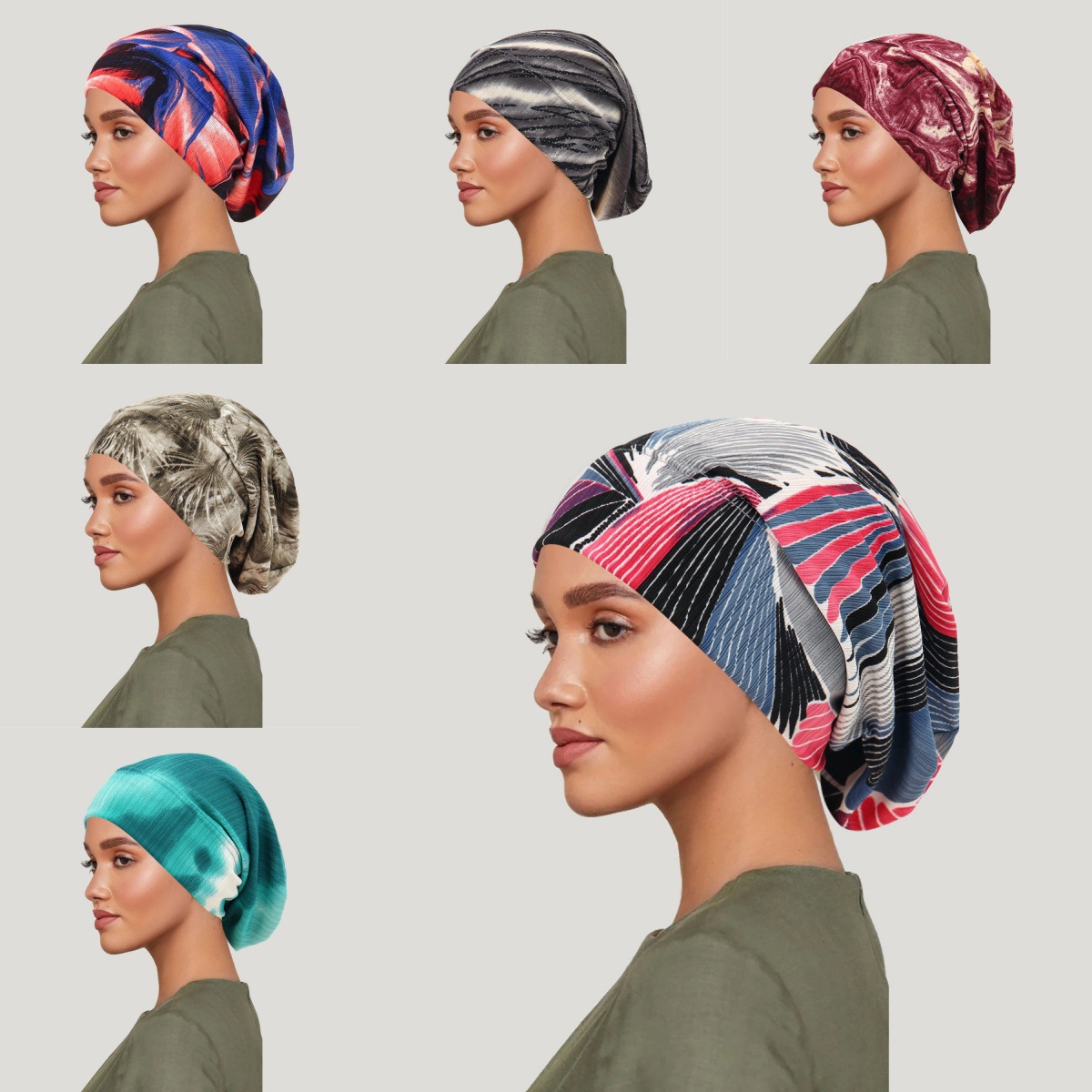 Women'S Fashion Hats - 2026 신상 타이다이 헤어 커버 캡