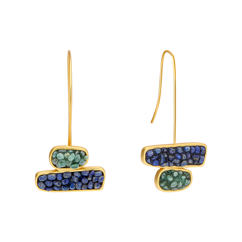 Women'S Fashion Website - IVOG 여성용 가벼운 럭셔리 반 귀걸이,