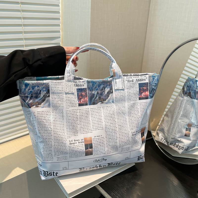 Women'S Fashion London - 패션 PVC 재사용 가능한 쇼핑백 여성용