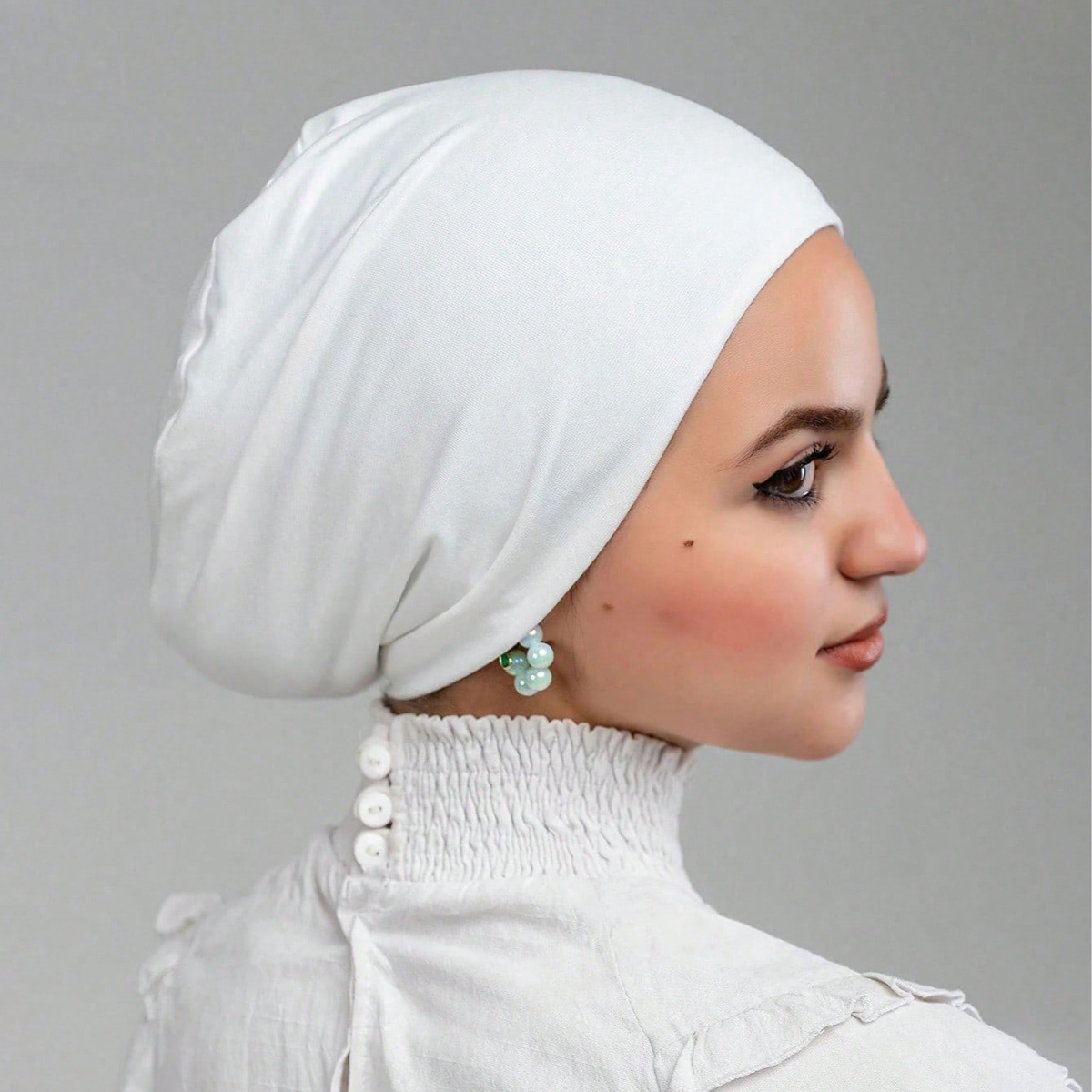 Women'S Fashion Hats - 무슬림 여성용 핫 솔리드 코튼 모달