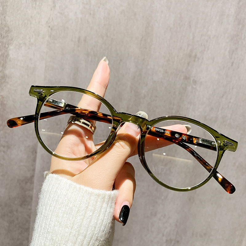 Women'S Fashion Glasses Non Prescription - 레트로 초경량 프레임 블루라이트 차단 안경