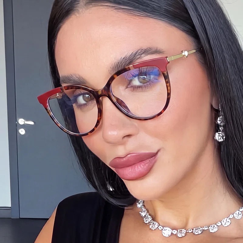 진주 하트 모양 캣아이 안경 여성용 INS 스타일 20 - Women'S Fashion Glasses Non Prescription 리뷰 및 가격