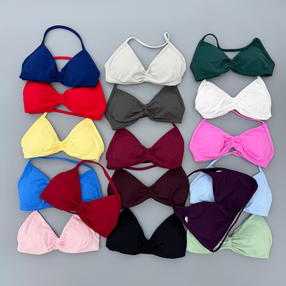 스트랩 브라 짐 탑 여성용 하이 서포트 푸쉬업 얇은 스 - Bra Top Seamless 리뷰 및 가격