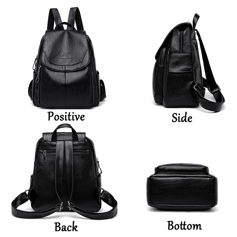9 색 여성 부드러운 가죽 배낭 빈티지 여성 어깨 가방 - Women Fashion Online 리뷰 및 가격