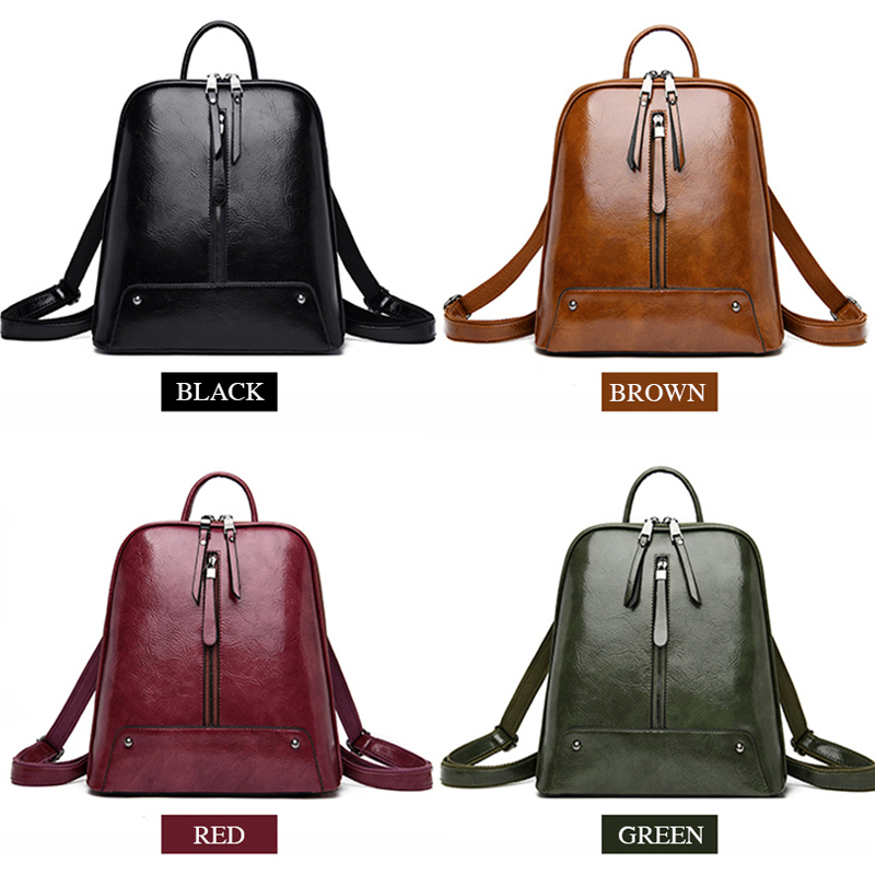 여성 가죽 백팩, 패션 백팩, 지갑, 여행용 숄더백,  - Women Fashion Online 리뷰 및 가격