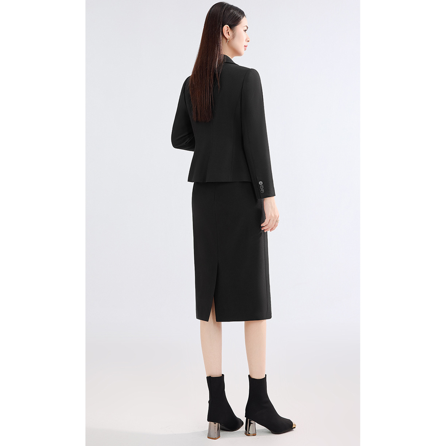 올링젠플루 여성용 스커트 수트 2피스 수트 패션 블레이 - Women'S Fashion Blazer 리뷰 및 가격