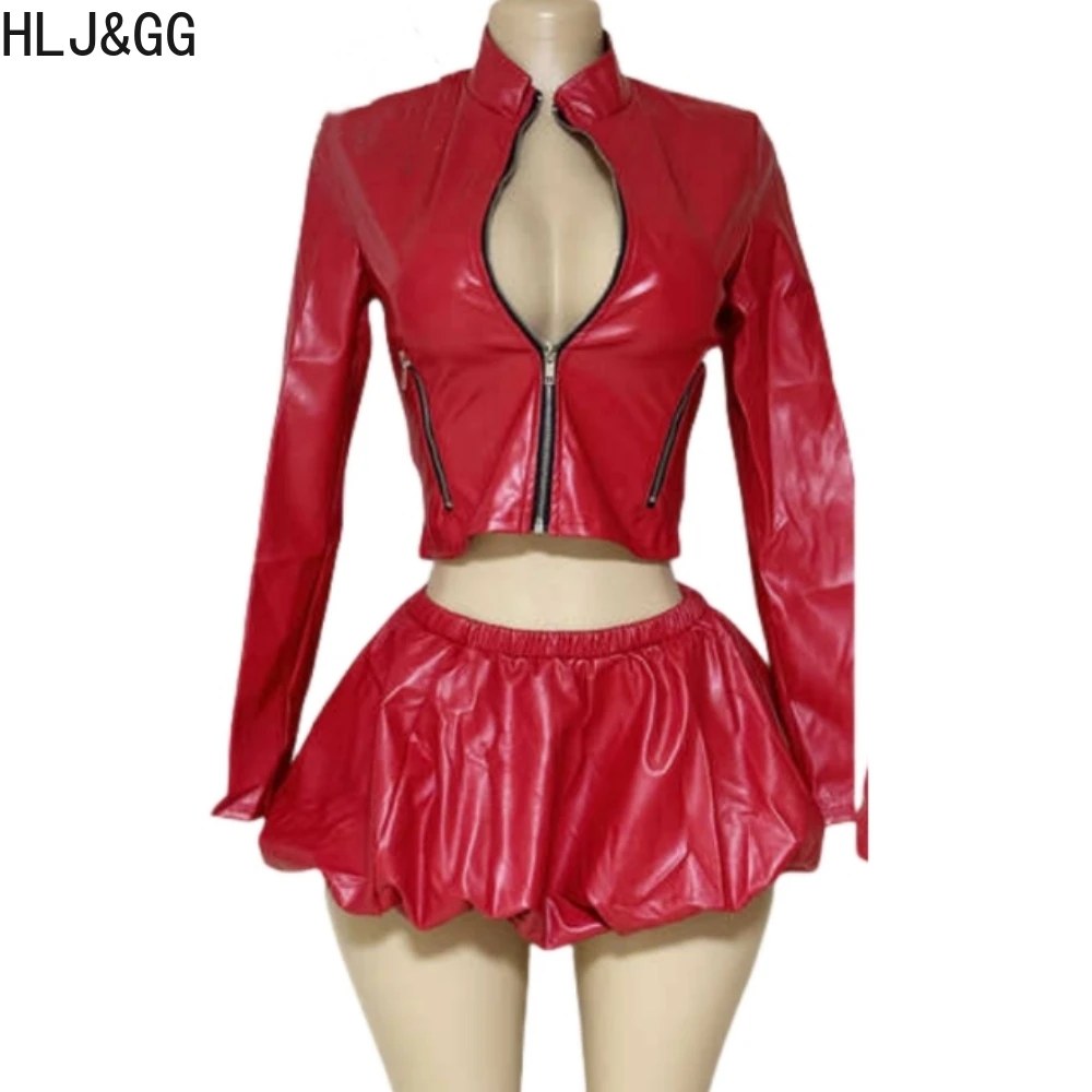 HLJ&GG Fashion Leather Zipper  - Women'S Fashion Leather Jacket 리뷰 및 가격