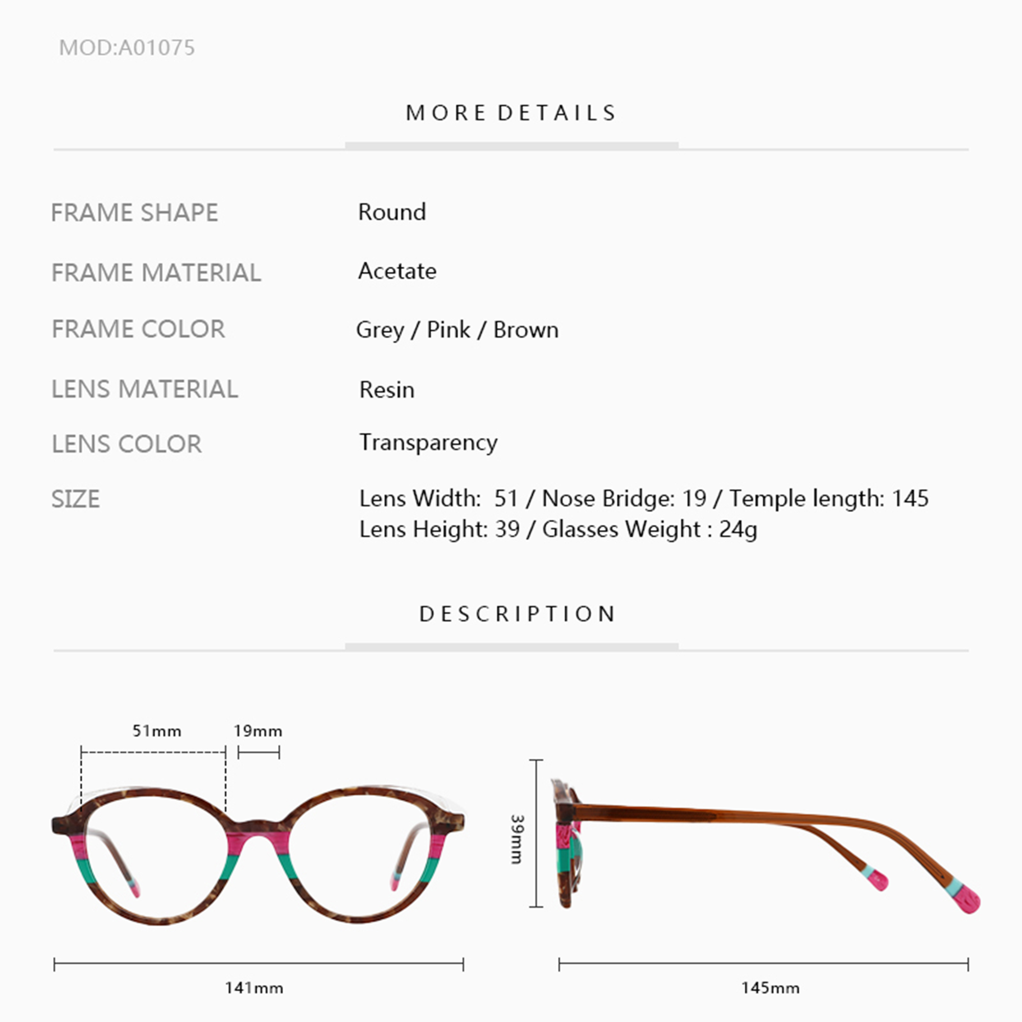 ZENOTTIC 여성용 타원형 아세테이트 광학 안경테, - Women'S Fashion Glasses Non Prescription 리뷰 및 가격