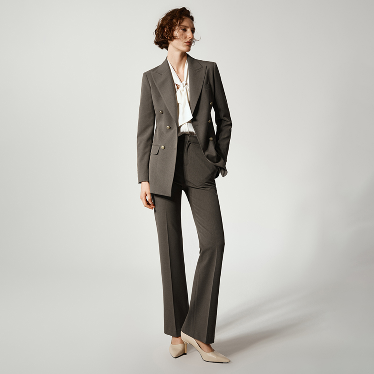 올링젤틀 여성 팬츠슈트 2피스 세트 클래식 더블 브레스 - Women'S Fashion Blazer 리뷰 및 가격