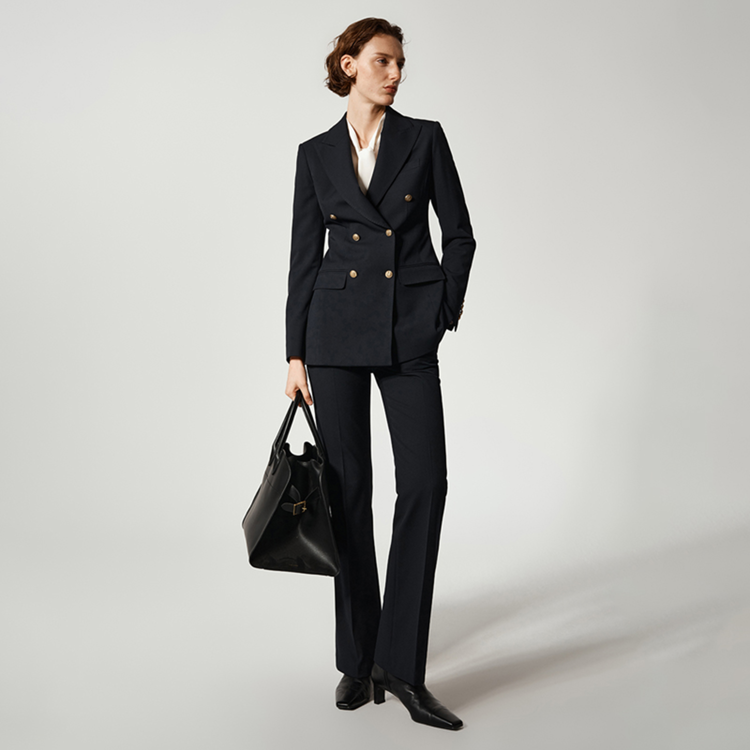 올링젤틀 여성 팬츠슈트 2피스 세트 클래식 더블 브레스 - Women'S Fashion Blazer 리뷰 및 가격