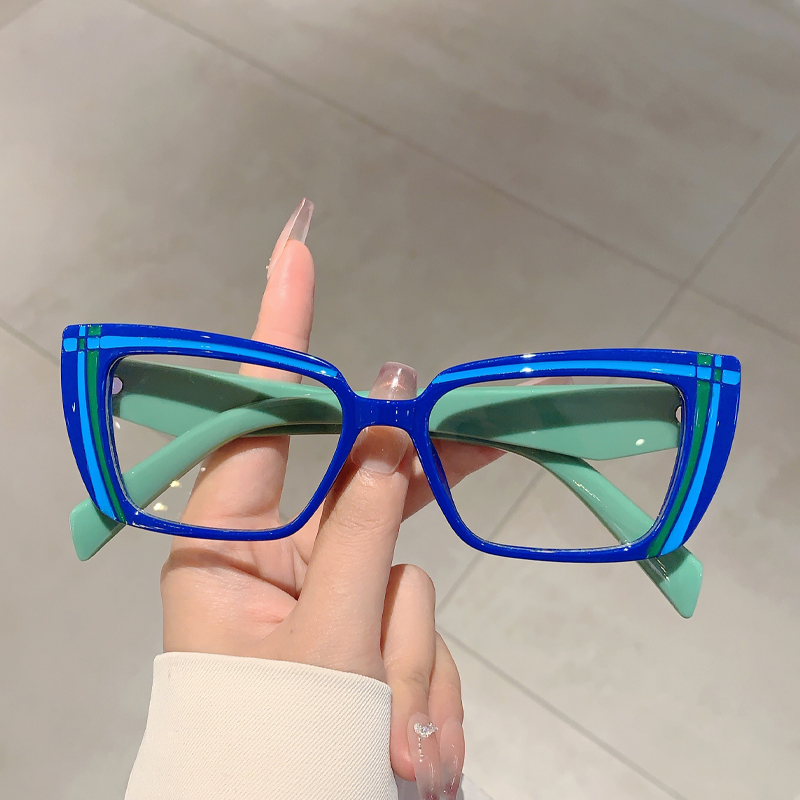 KAMMPT 여성용 빈티지 고양이 눈 안경, 다색 테두 - Women'S Fashion Glasses Non Prescription 리뷰 및 가격