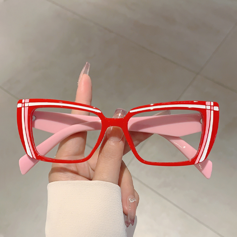KAMMPT 여성용 빈티지 고양이 눈 안경, 다색 테두 - Women'S Fashion Glasses Non Prescription 리뷰 및 가격