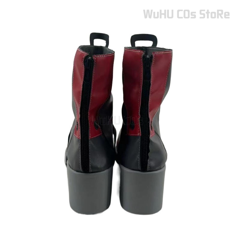 게임 풍성 파도 흉터 코스프레 신발, Pu 가죽 부츠, - Women'S Fashion Leather Jacket 리뷰 및 가격