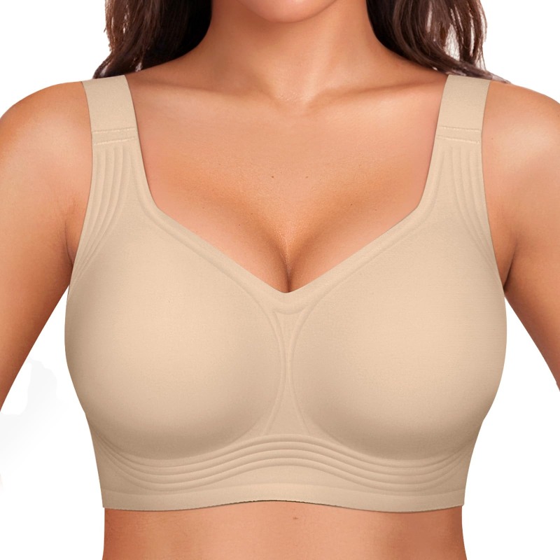 플러스 사이즈 무선 젤리 브라 여성용 지지력 좋은 심리 - Bra Top Seamless 리뷰 및 가격