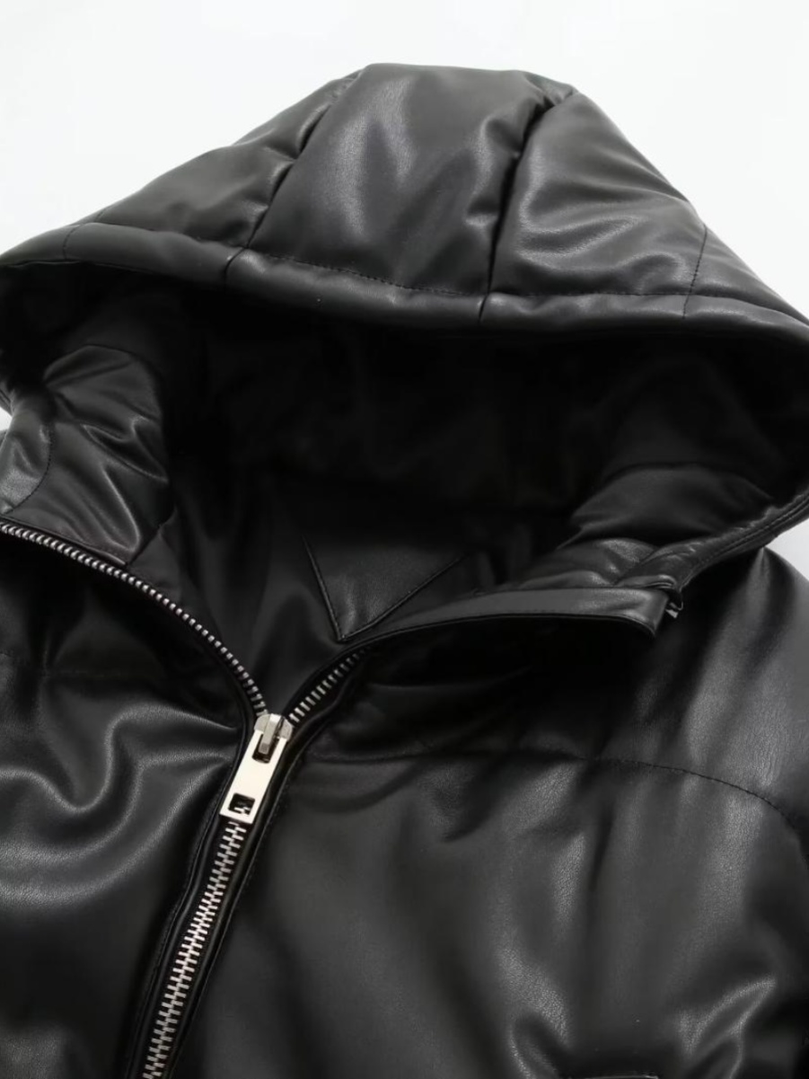 루즈핏 캐주얼 PU 가죽 자켓 여성용 두꺼운 겨울 방풍 - Women'S Fashion Leather Jacket 리뷰 및 가격