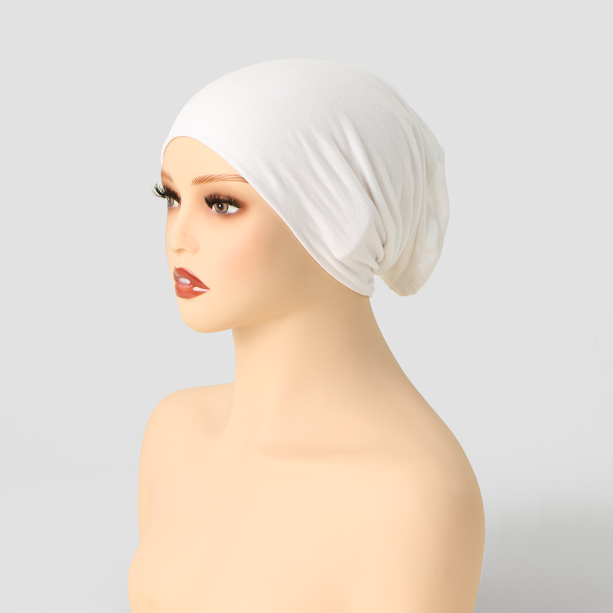 무슬림 여성용 핫 솔리드 코튼 모달 저지 히잡, 터번  - Women'S Fashion Hats 리뷰 및 가격