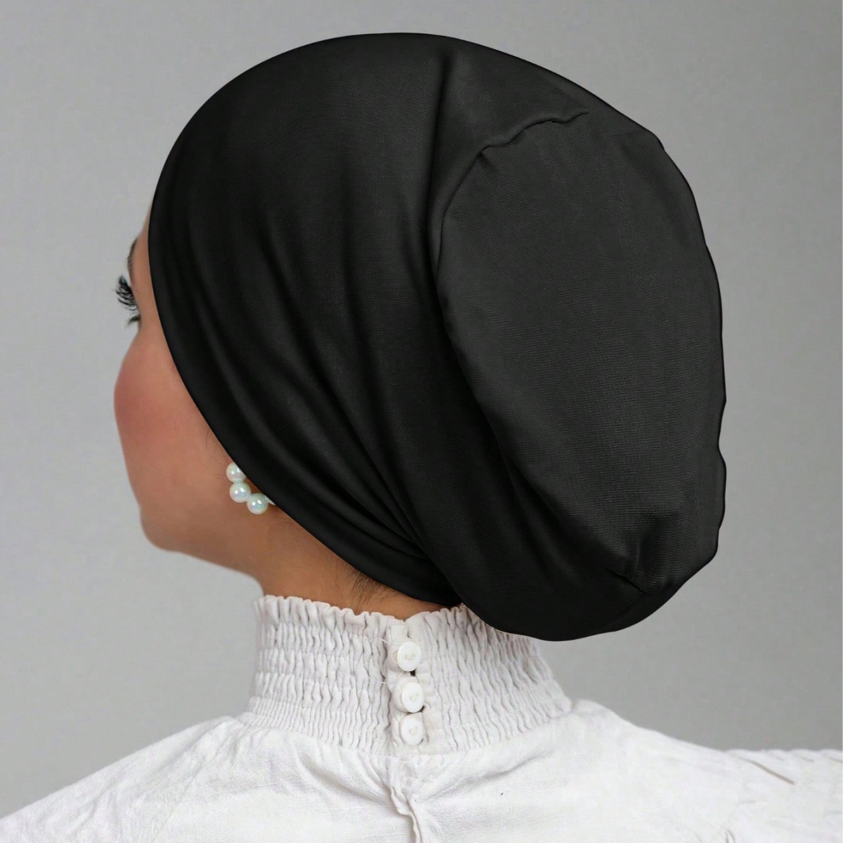 무슬림 여성용 핫 솔리드 코튼 모달 저지 히잡, 터번  - Women'S Fashion Hats 리뷰 및 가격