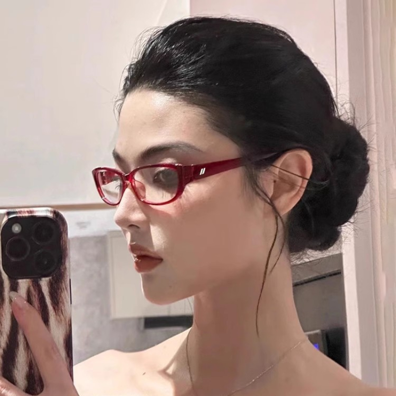 위유 |   비처방 근시 안경 남성 여성 빨간 고양이  - Women'S Fashion Glasses Non Prescription 리뷰 및 가격