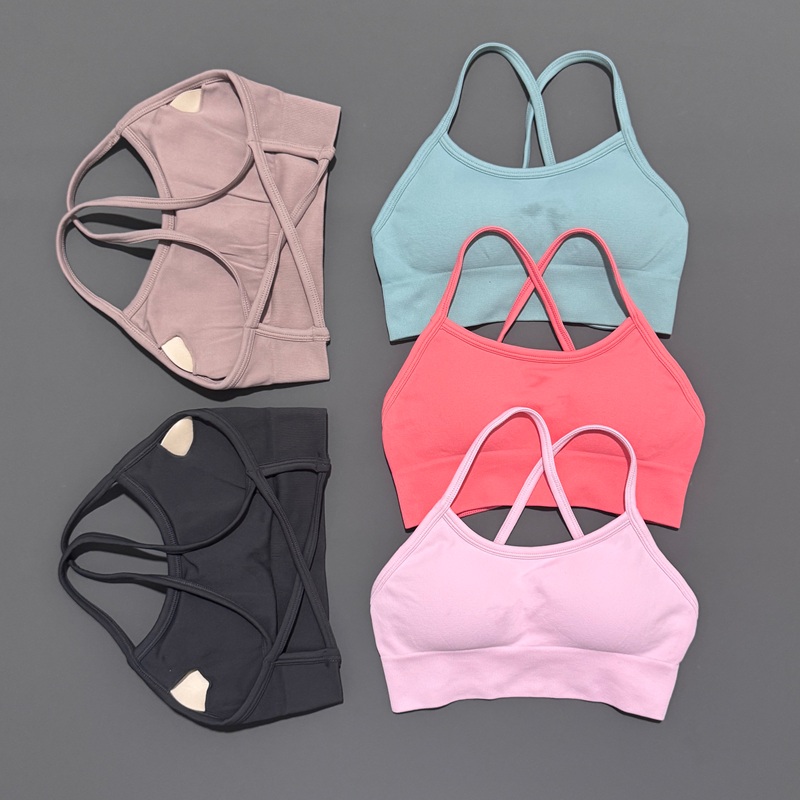 히스텔로 백리스 스포츠 브라 여성용 심리스 요가 탑 하 - Bra Top Seamless 리뷰 및 가격