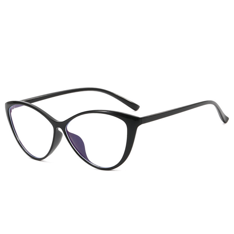 새로운 대형 프레임 캣아이 레트로 블루라이트 차단 무도 - Women'S Fashion Glasses Non Prescription 리뷰 및 가격