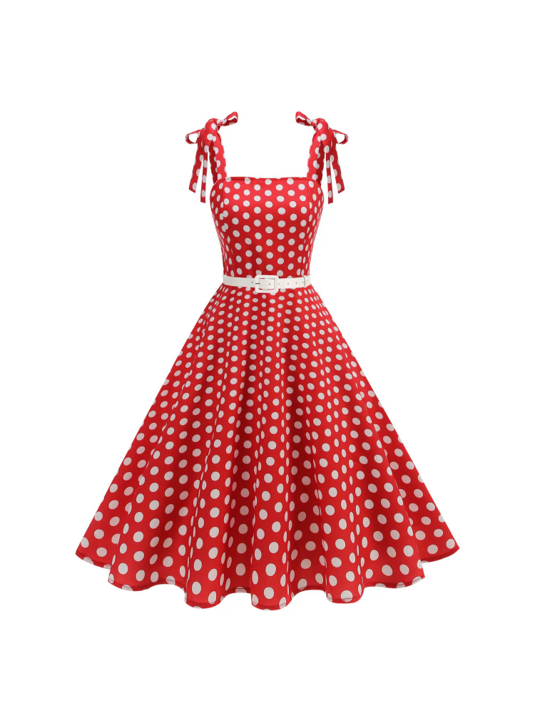 프랑스 1950년대 복고풍 달콤한 소녀 여름 캔디 폴카 - Women'S Fashion In The 1950S 리뷰 및 가격