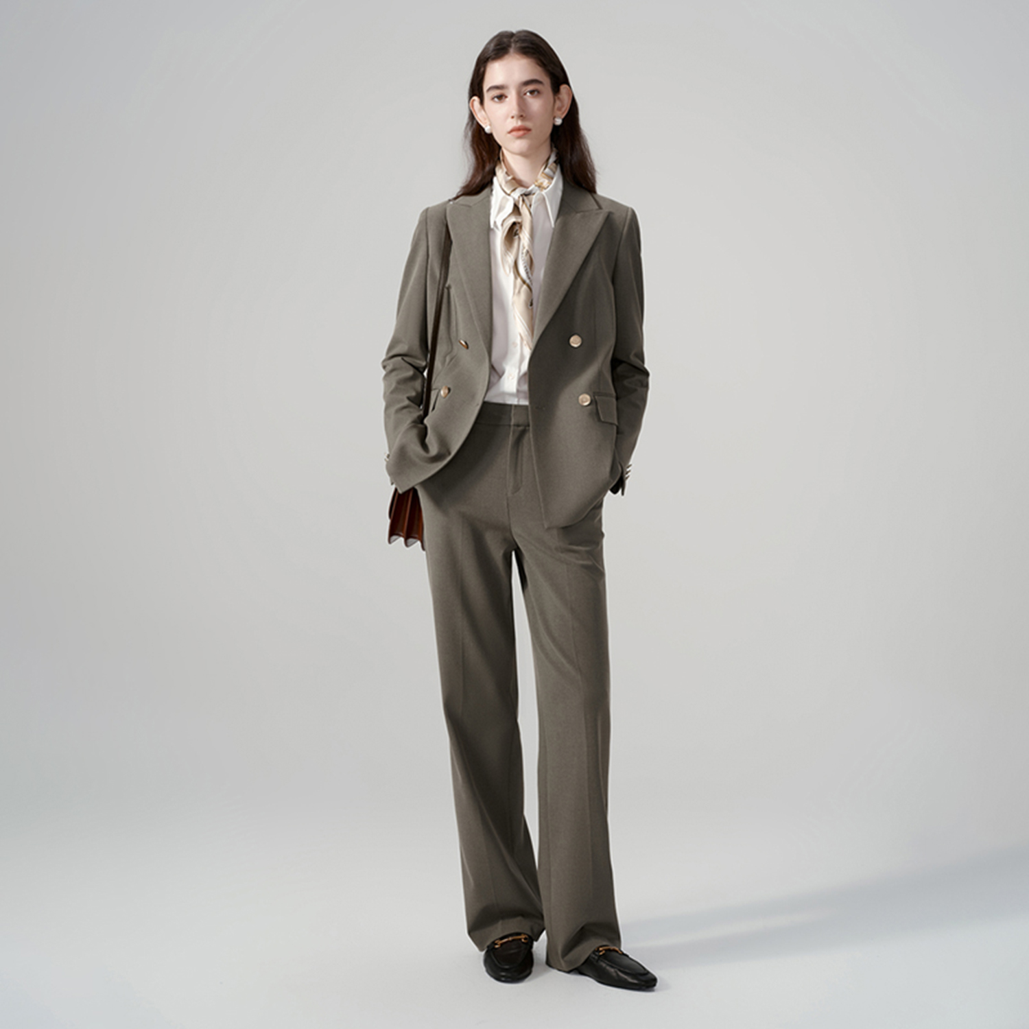 올링엔틀 여성 팬츠슈트 클래식 더블 브레스티드 블레이저 - Women'S Fashion Blazer 리뷰 및 가격