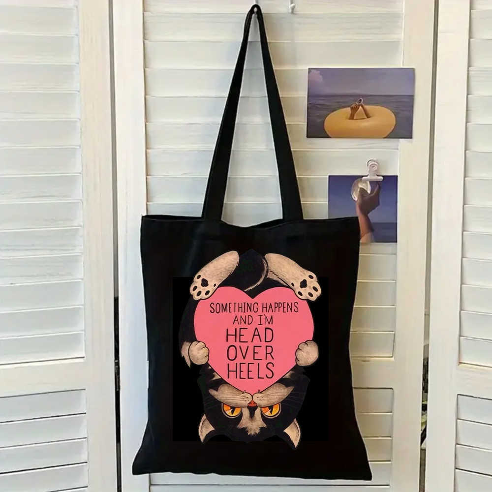 이제 나는 당신의 개가 되고 싶다 고양이 프린트 블랙  - Women Fashion Open Now 리뷰 및 가격