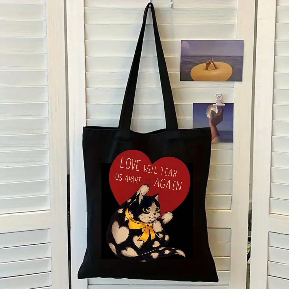 이제 나는 당신의 개가 되고 싶다 고양이 프린트 블랙  - Women Fashion Open Now 리뷰 및 가격