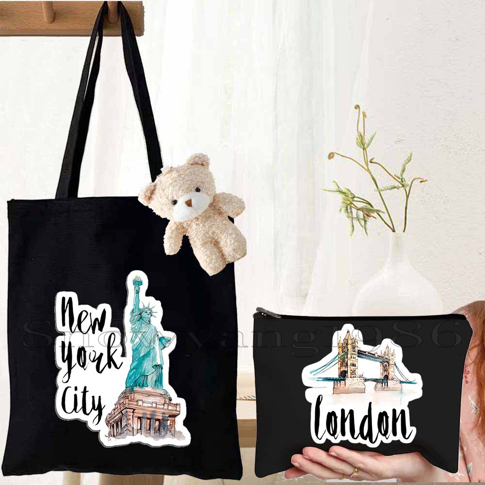 3PCS 밀라노 모스크바 네덜란드 뉴욕 파리 타지마할  - Women'S Fashion London 리뷰 및 가격