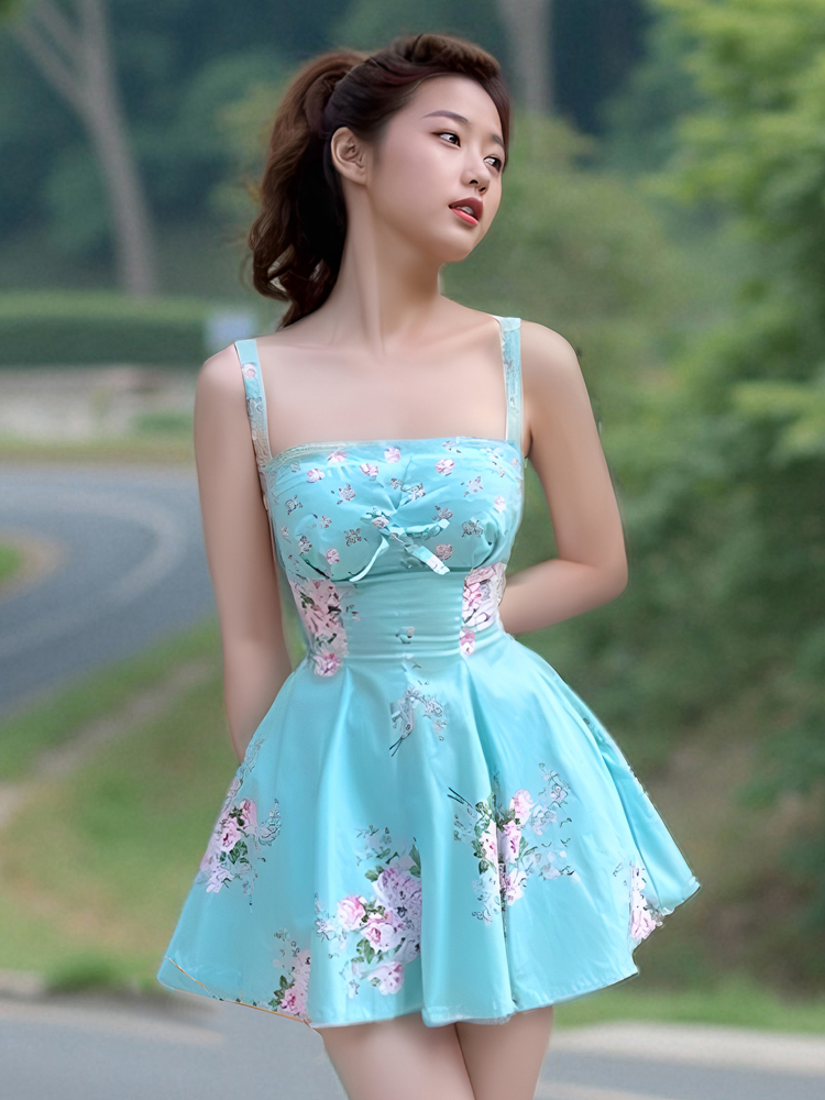 프랑스 1950년대 목가적 인 달콤한 소녀 귀여운 빈티 - Women'S Fashion In The 1950S 리뷰 및 가격