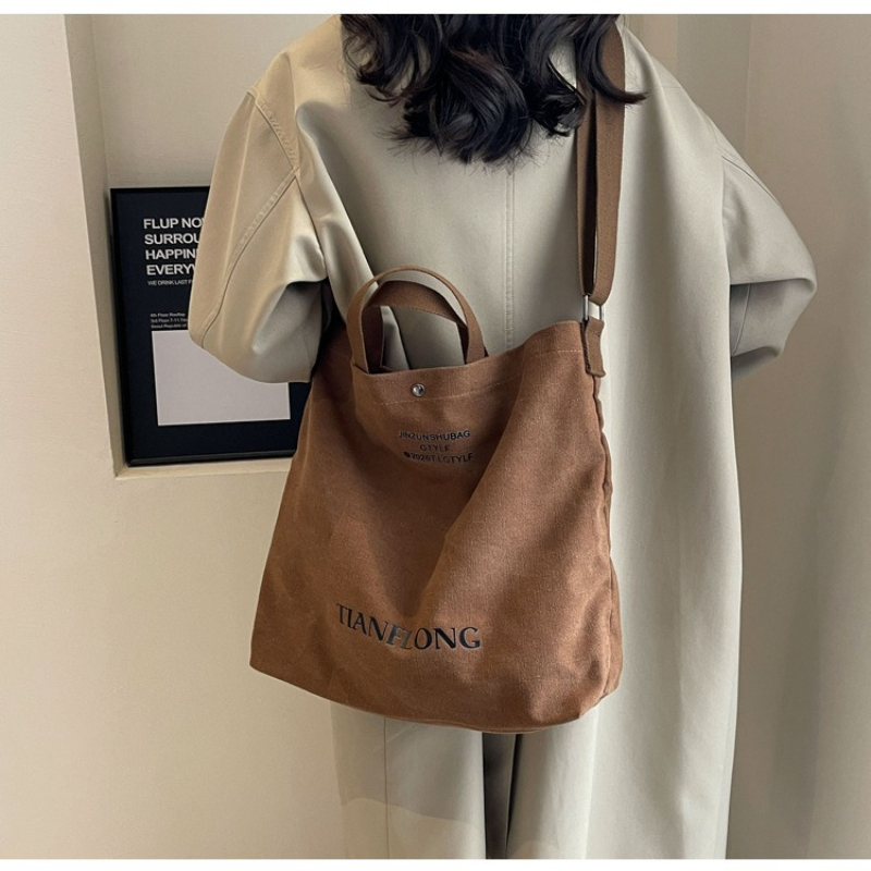 여성용 캔버스백 대용량 토트백 캐주얼하고 세련된 디자인 - Women Fashion Over 40 리뷰 및 가격